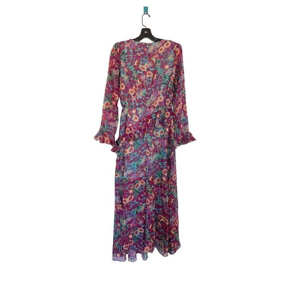 Saloni Jolene floral-print maxi dress US4 - Picture 7 of 10